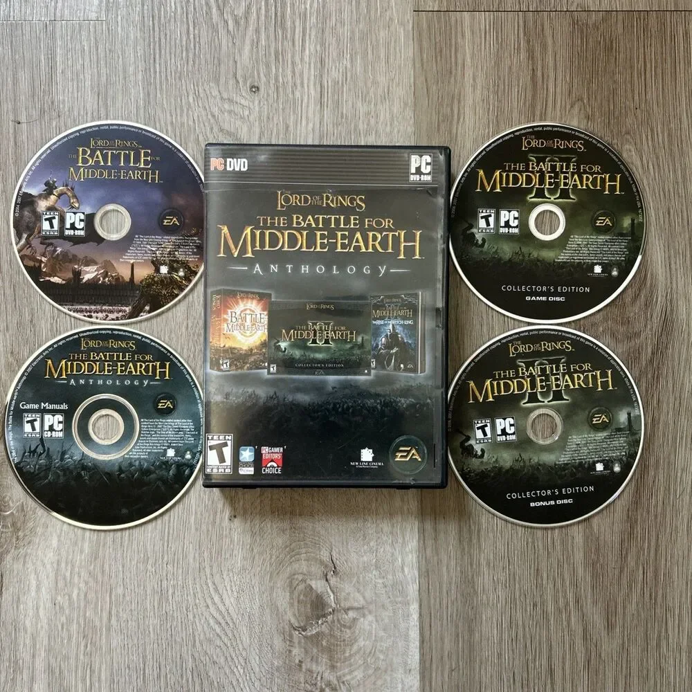Lord of the Rings: The Battle for Middle-Earth Anthology PC Missing 1 Disc READ